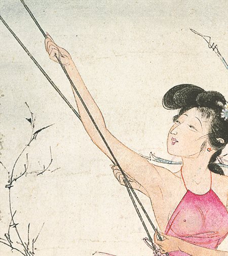 晋州-胡也佛的仕女画和最知名的金瓶梅秘戏图